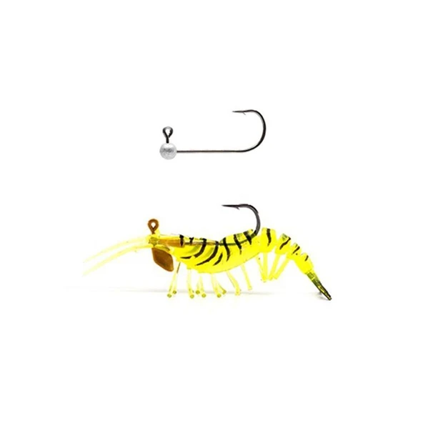 L02 Sea Horse Dancer Shrimp 7.5cm 7.2gr Silikon Sahte Karides - 2