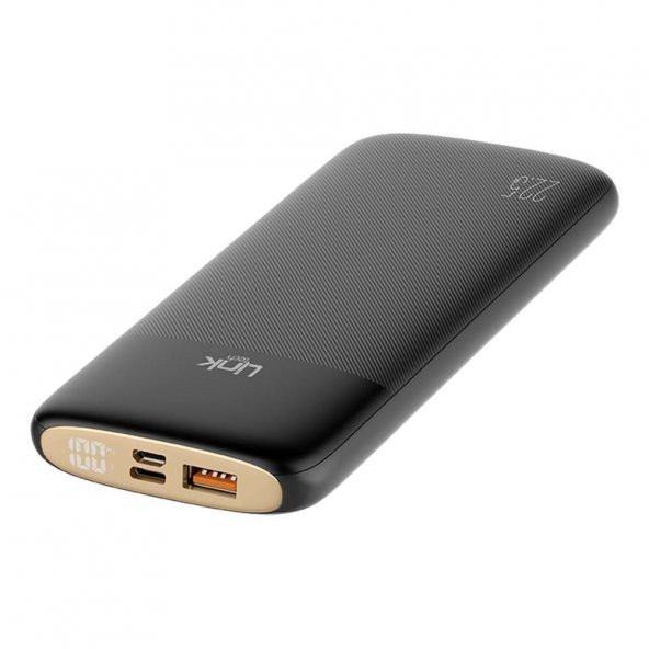 LinkTech PD12 Premium 10000 mAh PD 22.5W Süper Hızlı Powerbank Siyah - 2