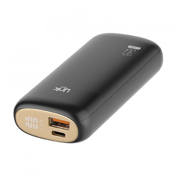 LinkTech PD13 Premium 10000 mAh PD 30W Süper Hızlı Powerbank Siyah - 2