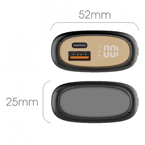 LinkTech PD13 Premium 10000 mAh PD 30W Süper Hızlı Powerbank Siyah - 6