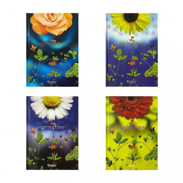 Özgün 17 x 24 Sert Kapak Şamua Kağıt ( Sarı ) 200 Yp. Çizgili - 4 Adet - 6