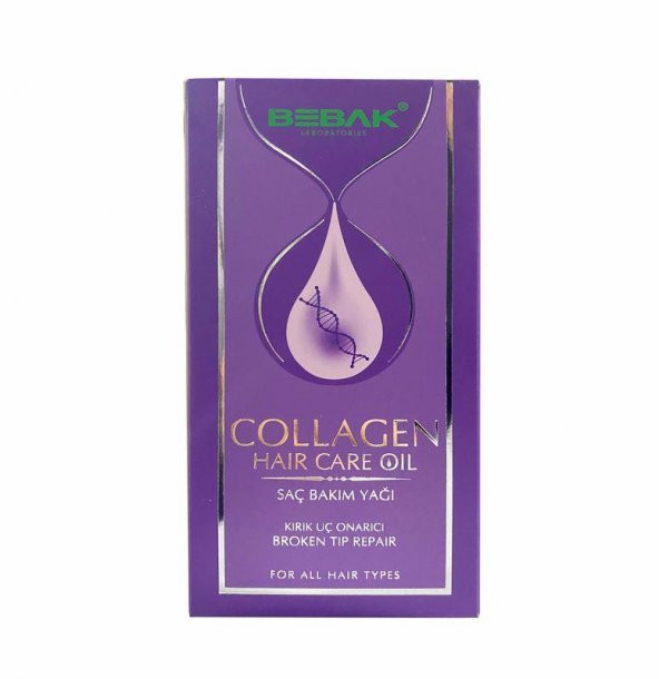 Bebak Collagen Kırık Uç Onarıcı Saç Bakım Yağı 100 ml