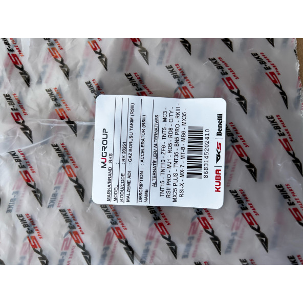 RKS ELEKTRİKLİ BİSİKLET ORJİNAL GAZ KOLU - 4