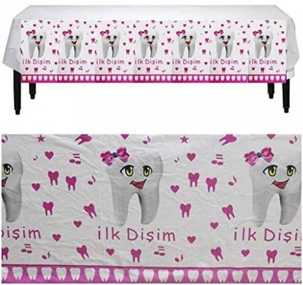 MASA ÖRTÜSÜ İLK DİŞİM PEMBE ürün görseli