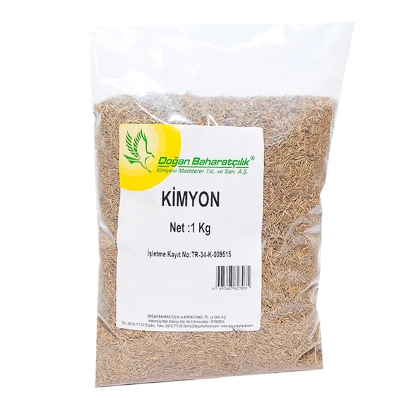 Doğan Baharatçılık Tane Kimyon 1Kg Kiloluk Ekonomik Paket