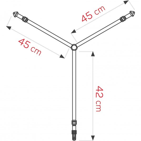 Bestoclass Premium Product Tv Güvenlik Kiti  - 15" - 75" Tvler için uyumlu - Bebek, Deprem, Pets Güvenlik Kemeri - 4