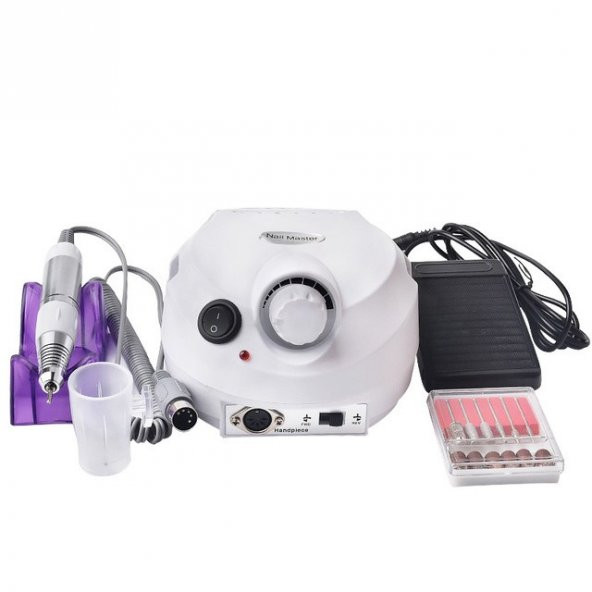 Törpü Manikür Pedikür Makinesi Profesyonel Elektrikli Taşınabilir Freze Tırnak Parlatıcı - 1