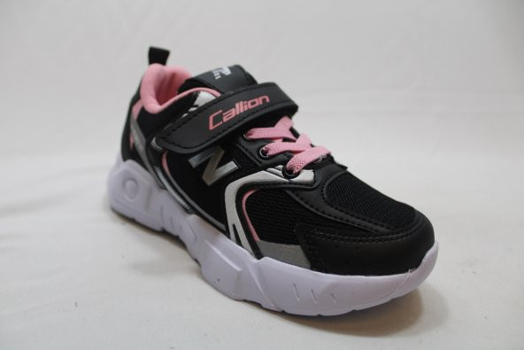 Callion Siyah Pembe Cırtcırtlı Çocuk Ayakkabısı 9692580126985