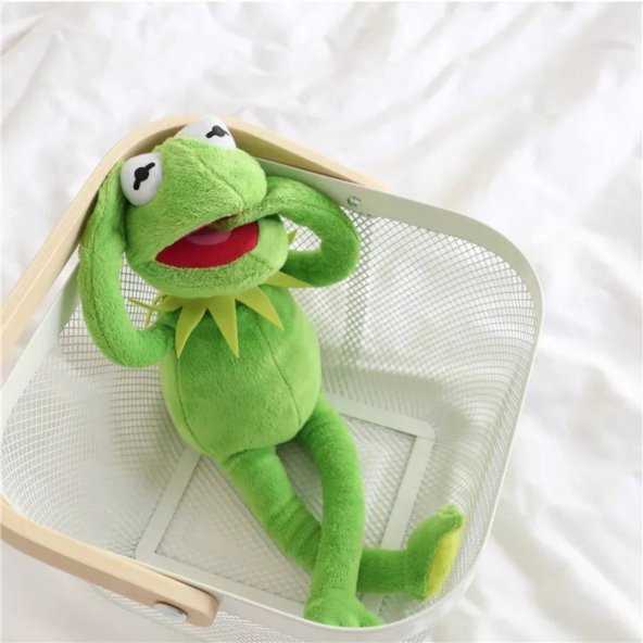 Susam Sokağı Yüksek Kalite Peluş Kurbağa Kermit