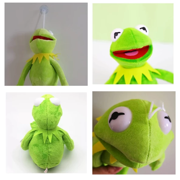 Susam Sokağı Yüksek Kalite Peluş Kurbağa Kermit - 5