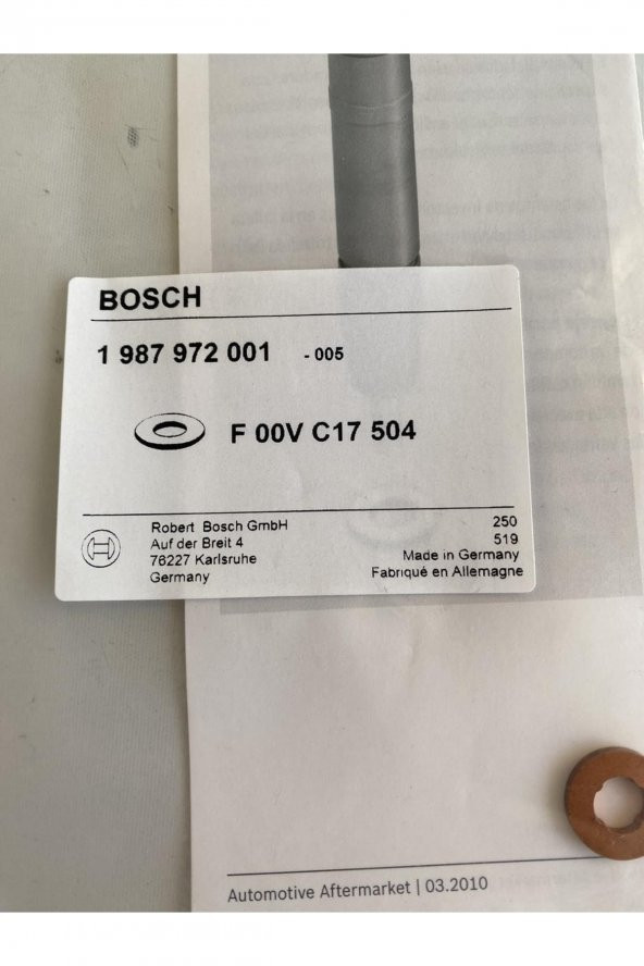 Dizel Enjektör Pulu F00vc17504 1 Adet - 3