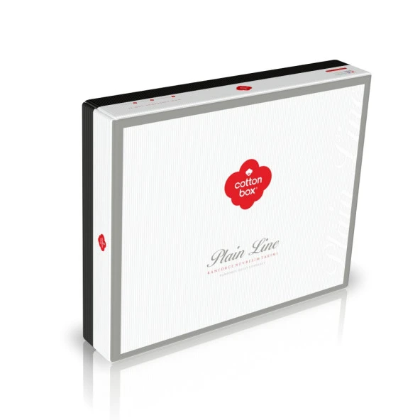 Cotton Box Plain Tek Kişilik Nevresim Takımı Petrol - Siyah - Resim 2