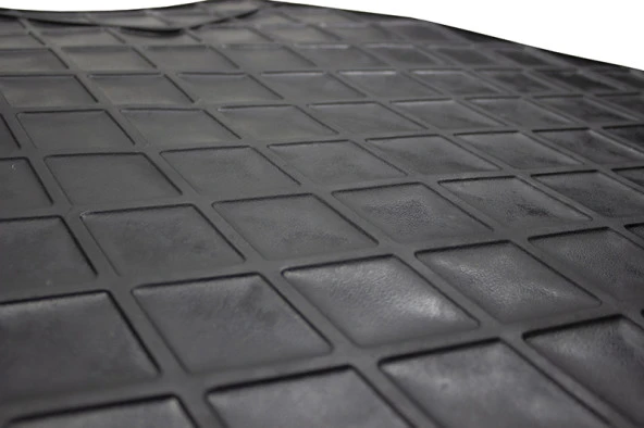 Pufi Kauçuk Paspas Diamond Line Siyah / TEPAY26 - Resim 3