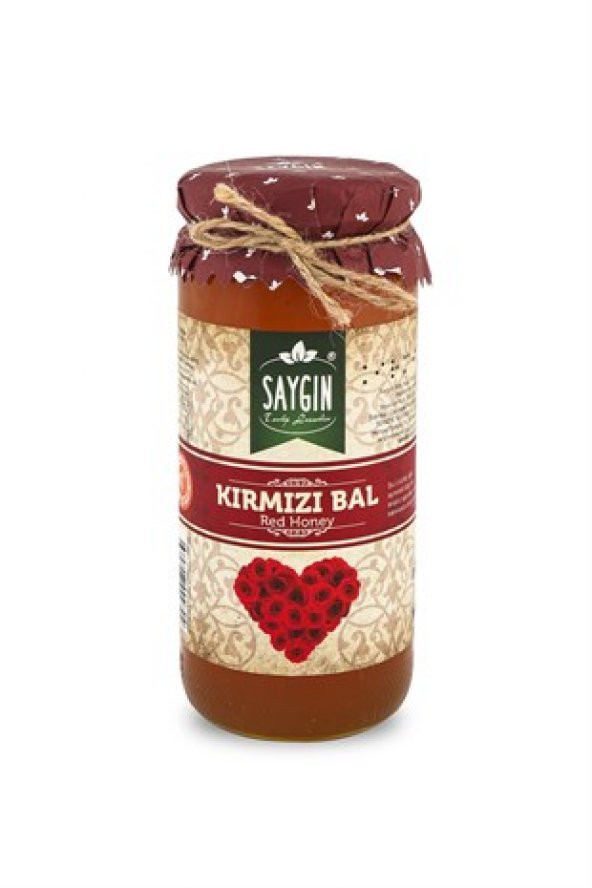 SAYGIN Kavanoz Kırmızı Bal 640 Gr