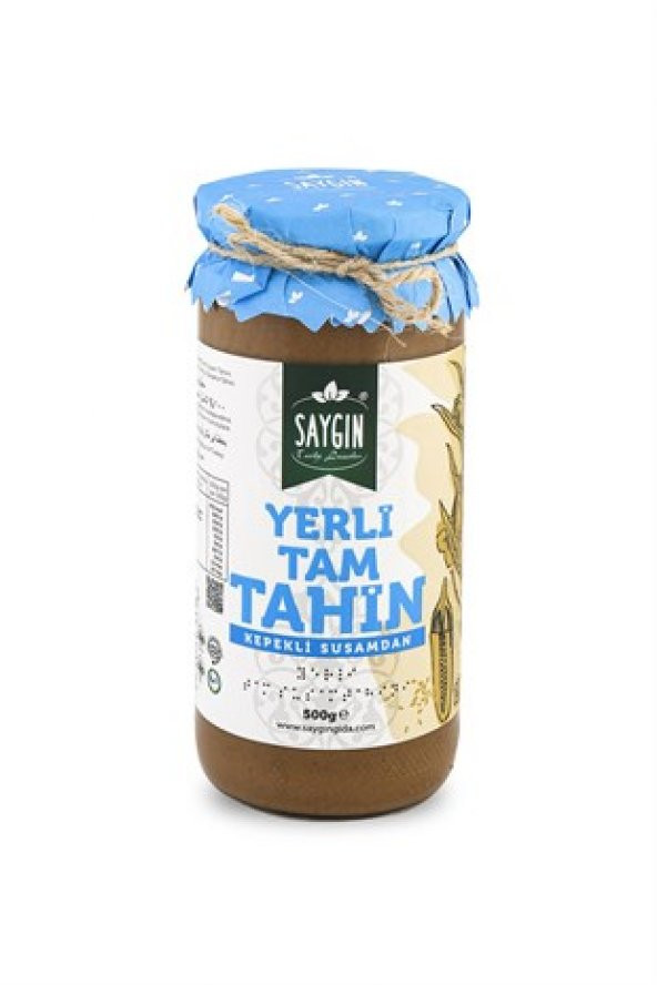 SAYGIN Kavanoz Yerli Tam Tahin 500 Gr