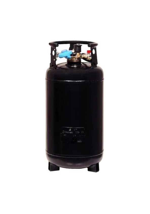 Karavan Lpg Tankı 36 Litre Hazır Set - Dikey