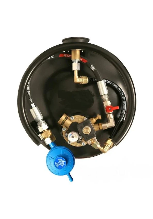 Karavan Lpg Tankı 36 Litre Hazır Set - Dikey - 3