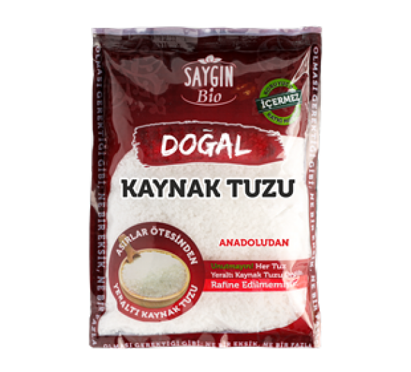 SAYGIN Doğal Kaynak Tuzu Poşet 500 Gr