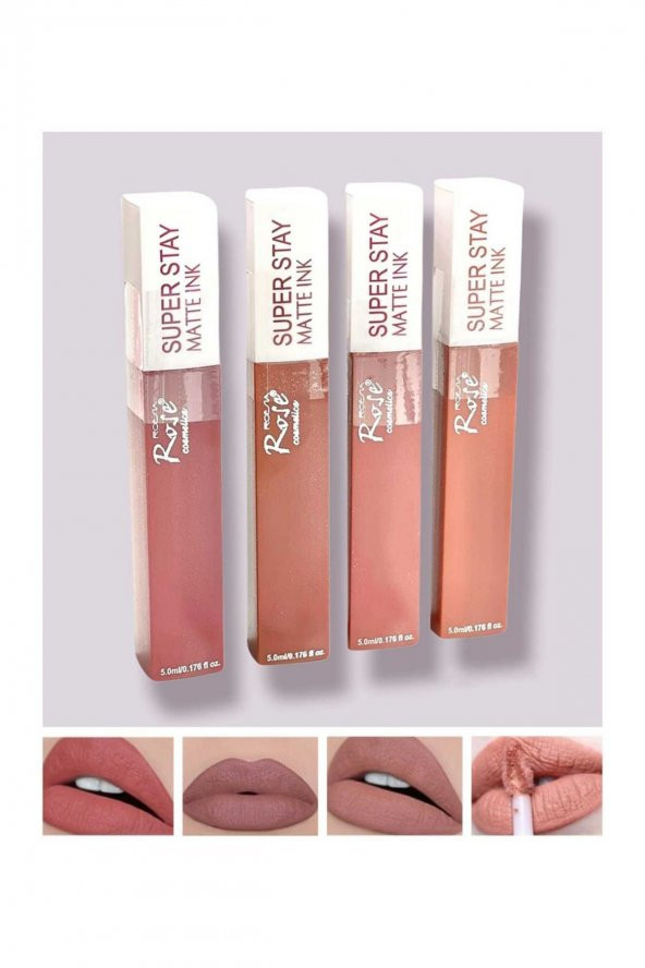 Superstay Mat Ve Kalıcı 4 Lü Ruj
