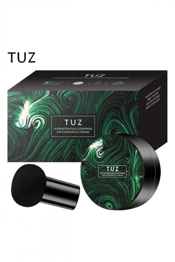 Mantar Kafa Sünger (Ivory) Yüz Makyajı Uzun Ömürlü Nemlendirici Cc Bb Krem Fondöten TZ2738 - 4