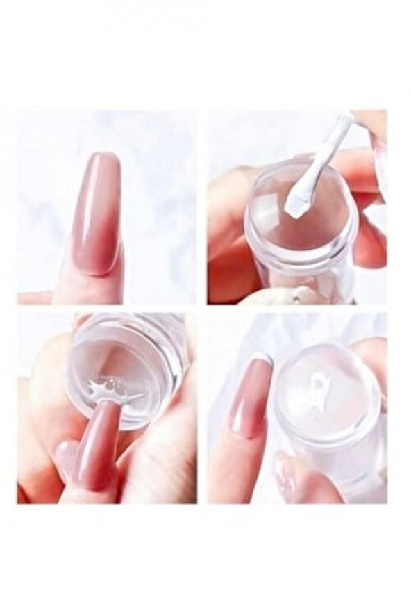 MST COSMETİC Tırnak Süs Damgalama Stamper Kolay French Aleti ürün görseli 1