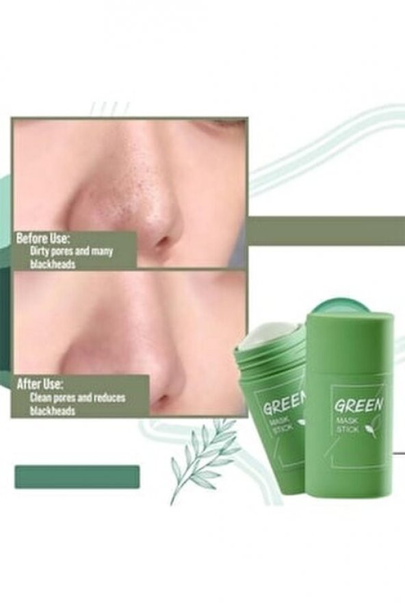 Tuz green Stick Maske Yeşil Çay Özlü Siyah Nokta Maskesi 194892MKS - 2