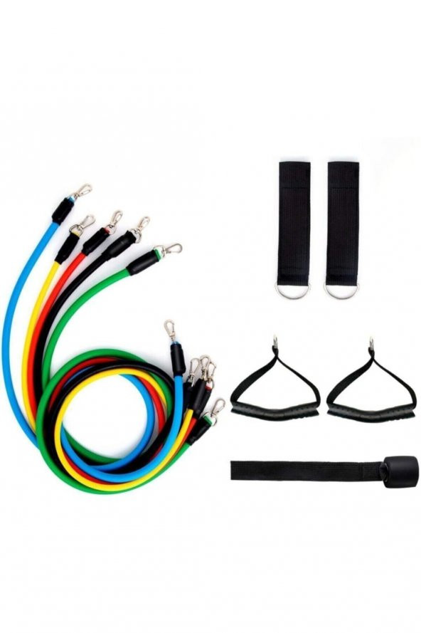 PEKİAL 5 Li Direnç ve Egzersiz Lastiği Seti - Resim 3