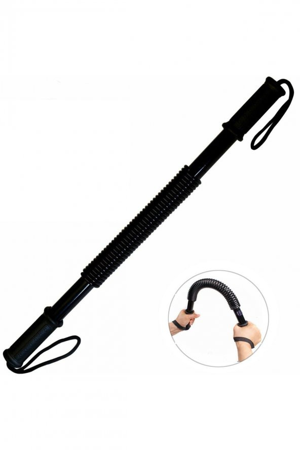 PEKİAL Göğüs Geliştirici Kol ve Karın Kasları İçin Bükbük 65 cm (SİYAH) - 2