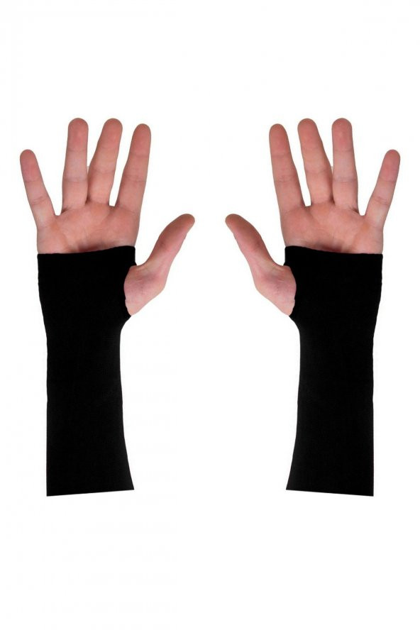 Voleybol Elliği 1 Çift Likralı Sporcu Elliği Voleybol Kolluğu Parmaklı Likralı Ellik s beden - 2