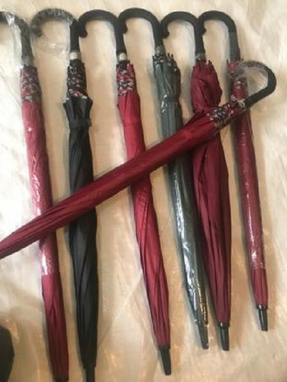 ŞEMSİYE PLASTİK TELLİ ŞEMSİYE BÜYÜK BOY - 2