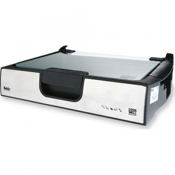 FAKİR COOKWELL CAM KAPAKLI DUMANSIZ ELEKTRİKLİ IZGARA MANGAL BARBEKÜ 1800 W