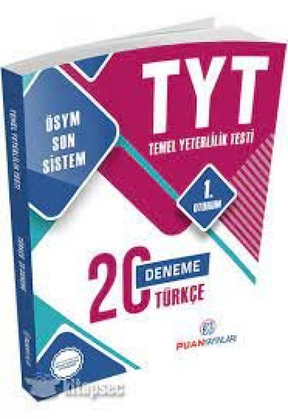 TYT Türkçe 20 Deneme Puan Yayınları