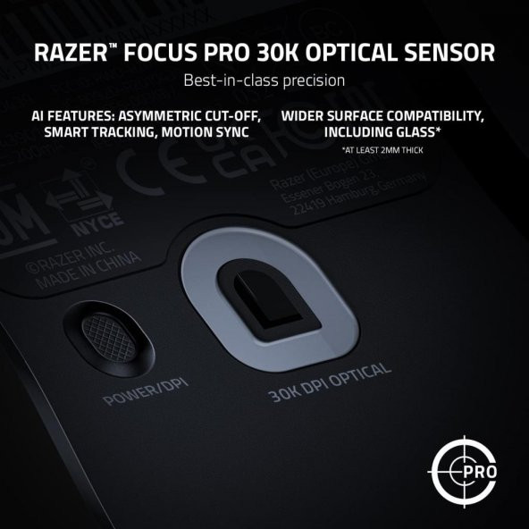 Razer Viper V2 Pro RZ01-04390100-R3G1 Siyah Optik Kablolu/Kablosuz Oyuncu Mouse - Teşhir - 5