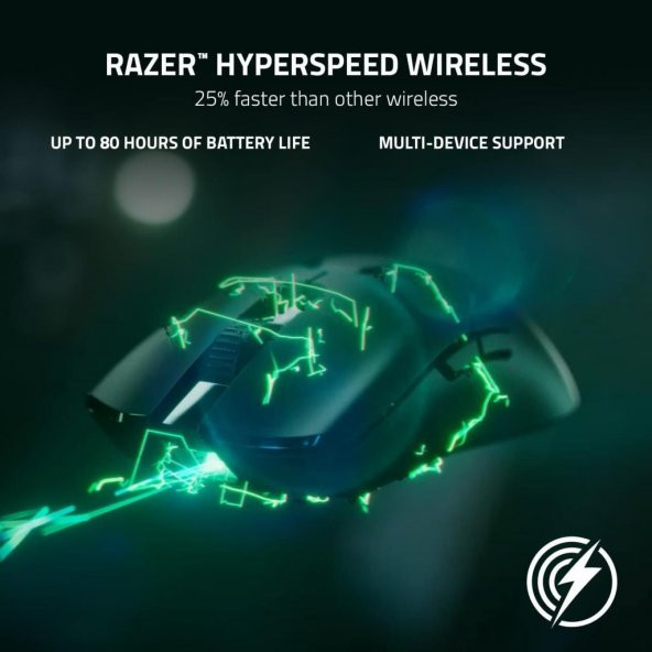 Razer Viper V2 Pro RZ01-04390100-R3G1 Siyah Optik Kablolu/Kablosuz Oyuncu Mouse - Teşhir - 2
