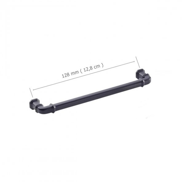Doğanlar Gusto 128 mm Mobilya Kulp Olifka Mat Siyah