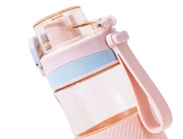 Diller 520 ml Tritan Geniş Ağızlı Kilitli Kapak Yeşil Matara Suluk - Resim 2