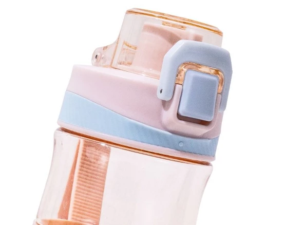 Diller 520 ml Tritan Geniş Ağızlı Kilitli Kapak Yeşil Matara Suluk - Resim 3