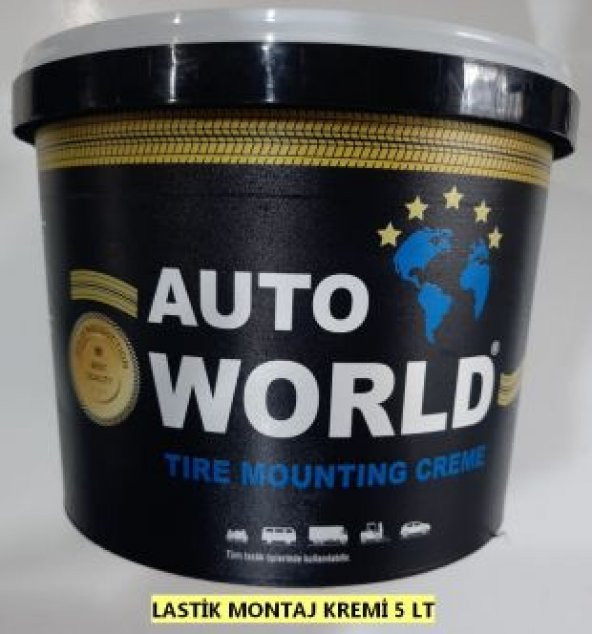 Auto World Beyaz Lastik Montaj Kremi 5kg