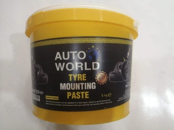 Auto World Lastik Montaj Kremi 5kg Sarı Krem ürün görseli