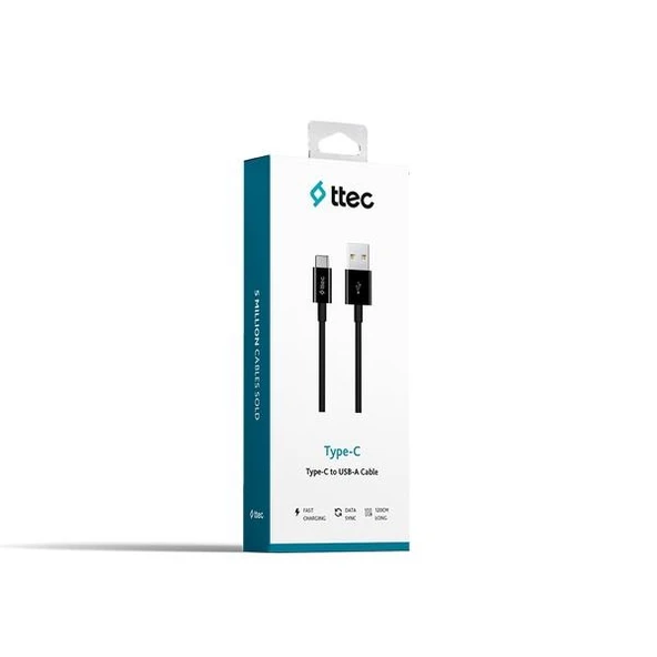 Ttec 2DK12S Type-c USB Kablosu Siyah - 2