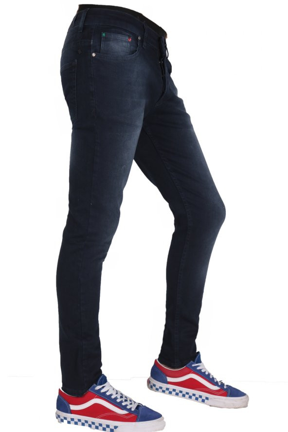 vikings line ERKEK DENİM Jeans Dar paça Kot PANTOLON SPOR  Giyim Lacivert