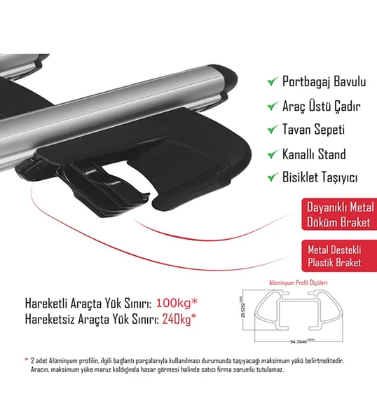 Bod Bmw X1 Port Bagaj Ara Atkı - Resim 6