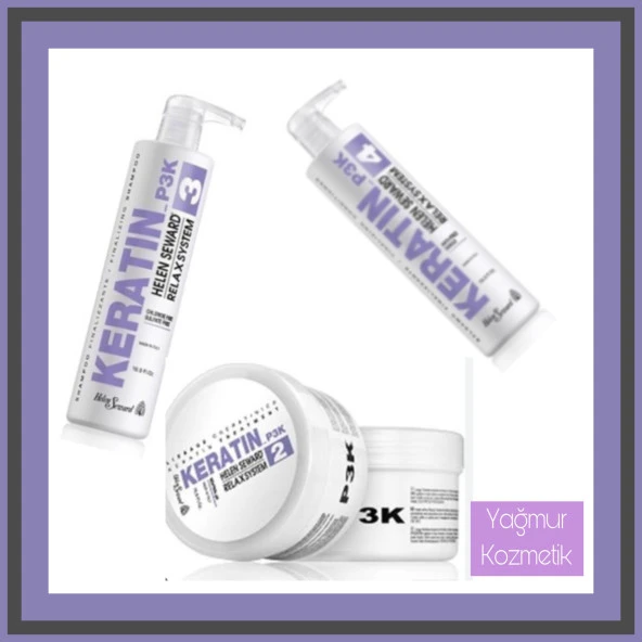 Helen Seward KeratinPK3&Keratin P3K-4 &Keratin Mask 3LÜ SET