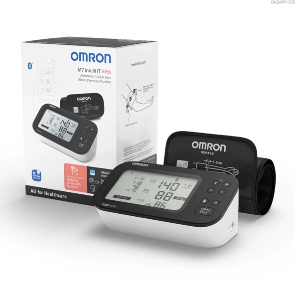 OMRON M7 Intelli IT T.(HEM-7380T1-EBK) Koldan Dijital Tansiyon Aleti