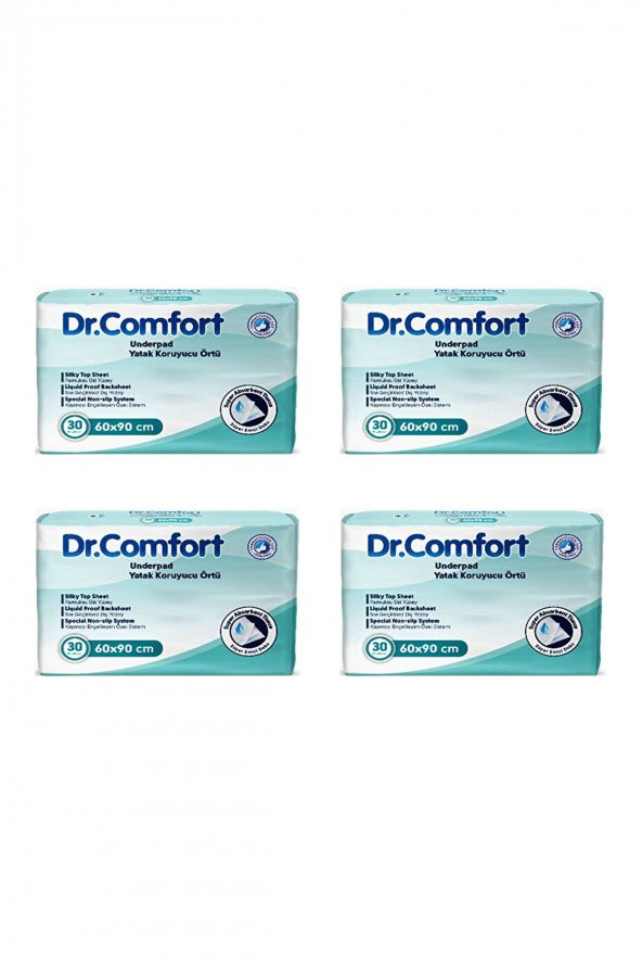 Dr.Comfort 60 x 90 CM Yatak Koruyucu Örtü 30lu x 4 120 Adet