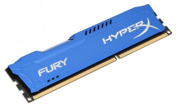 Kingston HyperX Fury Blue 8GB 1600MHz DDR3 Masaüstü Ram (HX316C10F/8) - 2