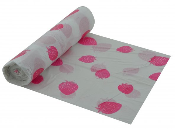 Kullan At Plastik Masa Örtüsü Su Yağ Geçirmez 100x150cm Sofra Kağıdı 15 Metre Çilek - 3