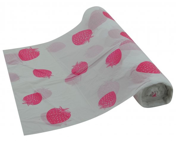 Kullan At Plastik Masa Örtüsü Su Yağ Geçirmez 100x150cm Sofra Kağıdı 15 Metre Çilek - 4