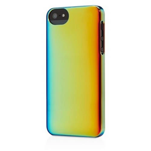 Adopted iPhone SE/5S/5 Yanar Döner Kılıf Mavi-Gold APH11125 - 2