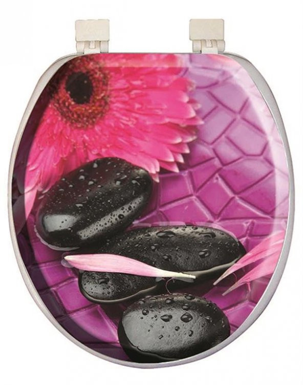 Softy Classic Desenli Yumuşak Klozet Kapağı 3379